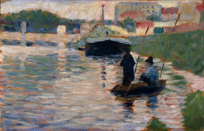 Vista do Sena, 1882-83 de Georges Seurat