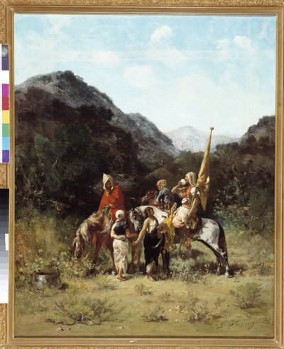 Die Rast der Reiter von Georges Washington