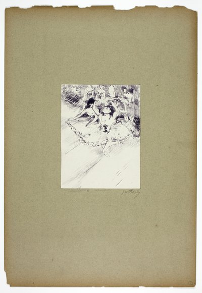 Prática de ballet de Georges William Thornley