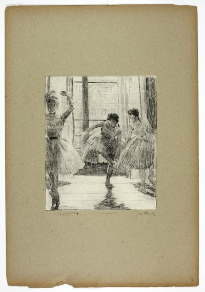 Antes da aula de ballet de Georges William Thornley