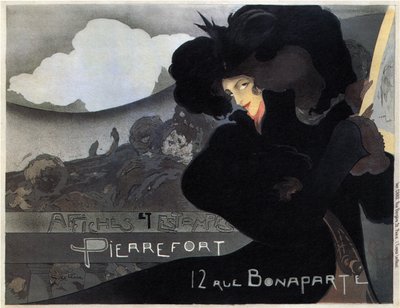 Pierrefort, Cartazes e selos, 1898 de Georges de Feure