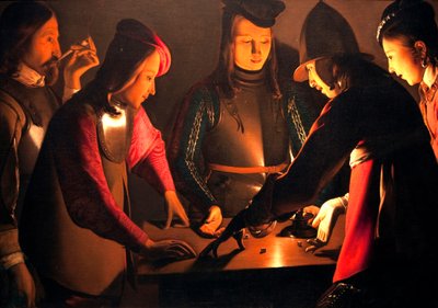 Os jogadores de dados de Georges de La Tour