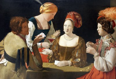 A fraude com o ás de ouros, c. 1635 de Georges de La Tour