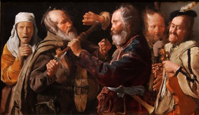 A rixa dos músicos de Georges de La Tour