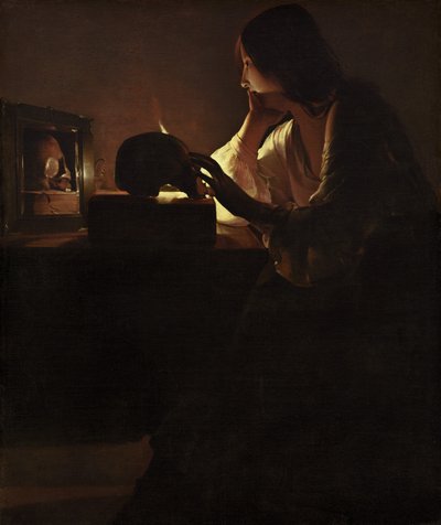 A Madalena Arrependida, c. 16351640. de Georges de La Tour