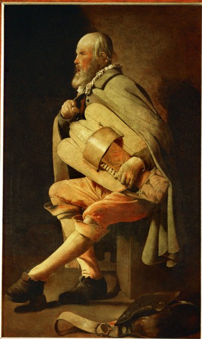 Tocador de Gaita de Foles, início da década de 1630 (pintura sobre tela) de Georges de la Tour