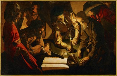 O pagamento de impostos (pintura sobre tela) de Georges de la Tour