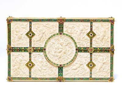 Porta-notas raro para Boucheron, 1893 de Georges le Sache
