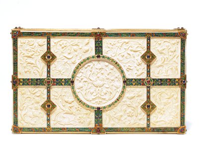 Porta-notas raro para Boucheron, 1893 de Georges le Sache
