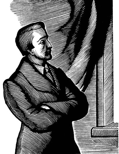 Heinrich Heine, poeta alemão do século XIX, 1934. de Georgi Yecheistov