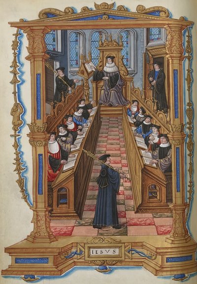 Médicos na Universidade de Paris, por Etienne Colaud, de Chants Royaux, 1537 (42046662921) de Georgia Levan Ramishvili from Tbilisi