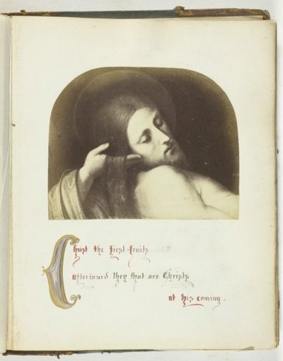 Sem título [ilustração de Jesus com citação bíblica], 185568. de Georgina Cowper