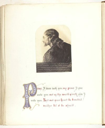 Sem título [ilustração de Jesus com citação bíblica], 185568. de Georgina Cowper