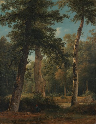 Uma floresta em Fontainebleau de Georgius Jacobus Johannes van Os
