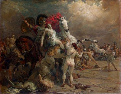 A guerreira Camille, a mulher ferida de Georgiy Konstantinovich Savitsky