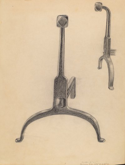 Andirons de Gerald Bernhardt