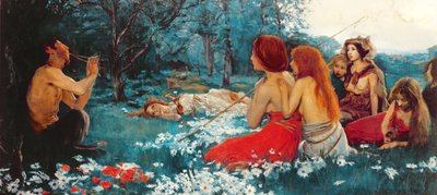 Pan (óleo sobre tela) de Gerald Fenwick Metcalfe
