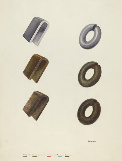 Notas de cor no ferro de Gerald Transpota