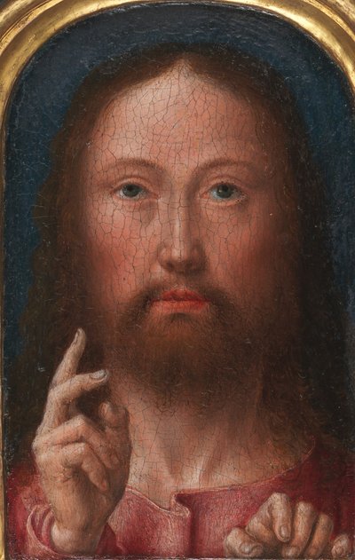 Bênção de Cristo, ca. 1500-1505. de Gerard David