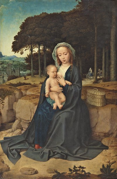 Descanso no voo para o Egito de Gerard David