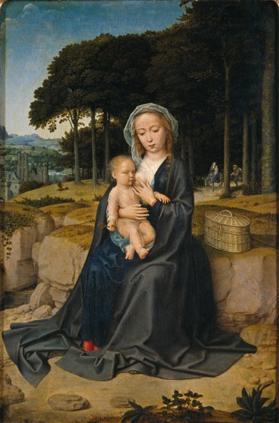 Descanso no voo para o Egito de Gerard David