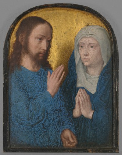 Teil eines Diptychons: Abschied Christi von Maria de Gerard David