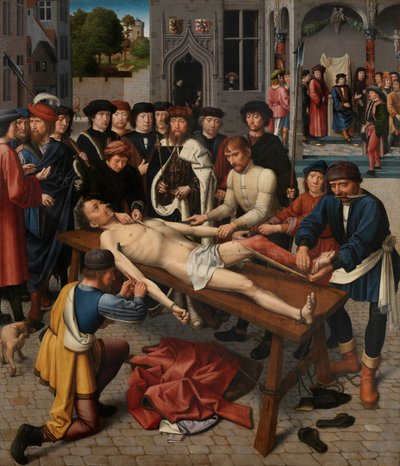 O esfolamento de Sisamnes de Gerard David