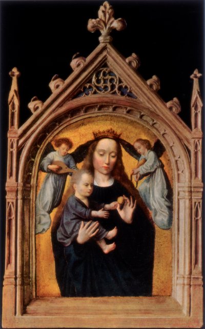 A Madonna e a Criança, 1927 de Gerard David