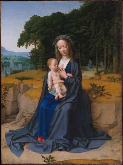 O resto da fuga para o Egito de Gerard David