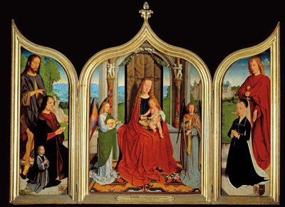 Triptych de la famille Sedano - Tríptico da família Sedano ... de Gerard David