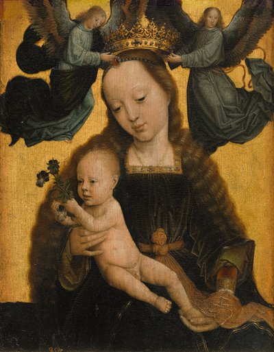 Virgem e Menino com anjos de Gerard David