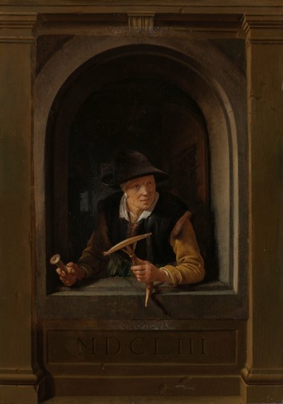 A esposa de um pescador de Gerrit Dou