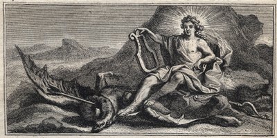 Apollo matando a Hydra - Apollo terrassant l