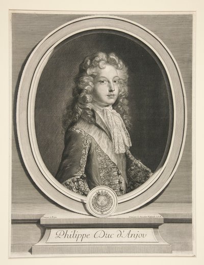 Filipe V, duque de Anjou de Gérard Edelinck