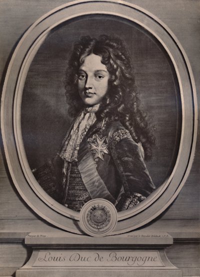Luís, Duque da Borgonha, Delfim da França e pai do rei Luís XV, c1700 1894 de Gerard Edelnick