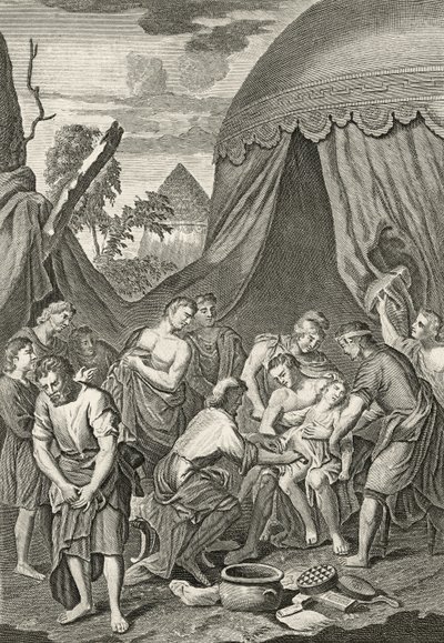 A circuncisão de Cristo, 1762 de Gerard Hoet