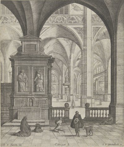 Interior da igreja de Gerard Houckgeest