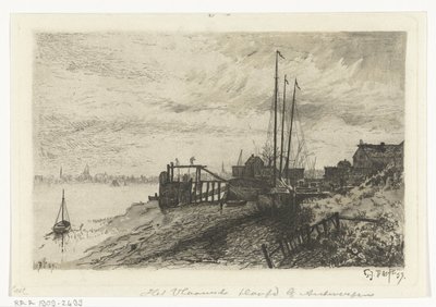 Vista do rio
The Flemish Head perto de Antuérpia (título sobre o objecto) de Gerard Jan Bos (signed by artist)