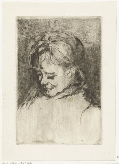 Retrato de uma rapariga, à esquerda de Gerard Jan Bos