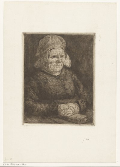Mulher com chapéu de linho
Mãe flamenga de Gerard Jan Bos