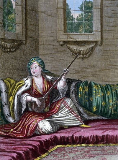 Senhora turca de Gerard Jean Baptiste Scotin