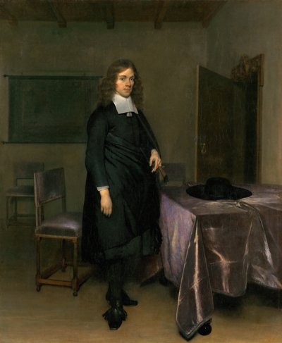 Retrato de um homem de Gerard Ter Borch the Younger