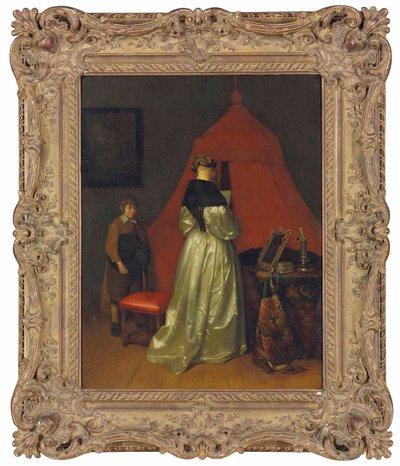A Carta, 1660 de Gerard ter Borch