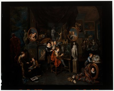 O atelier do pintor de Gerard Thomas