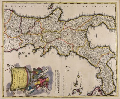 Italiae pars meridionalis quae nunc sceptri Hispanici regnum Neapolitanum in XII provincias divisum de Gerard Valck