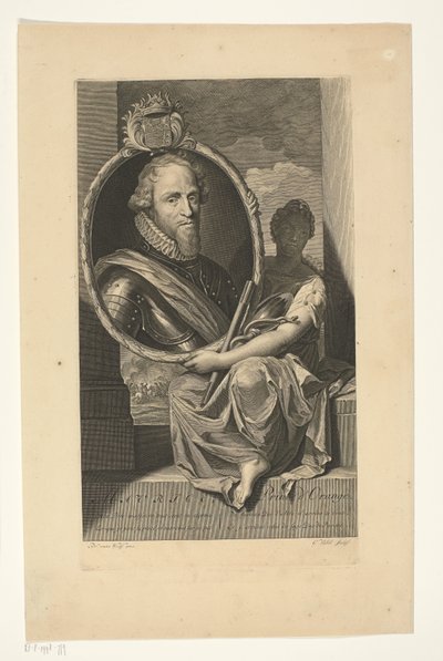 Retrato de Maurice, Príncipe de Orange
Sete retratos de figuras históricas (título da série) de Gerard Valck