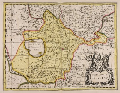 Território perugiano de Gerard Valck