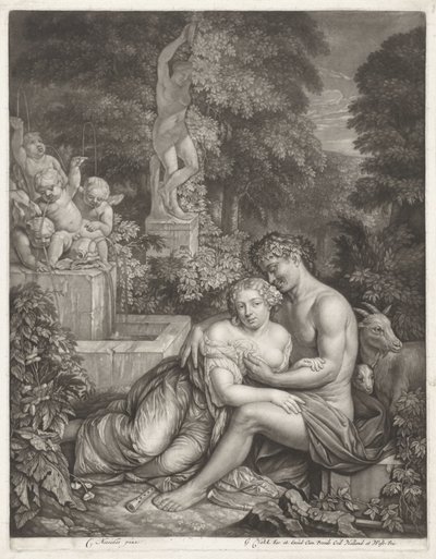 Vertumnus em Pomona de Gerard Valck
