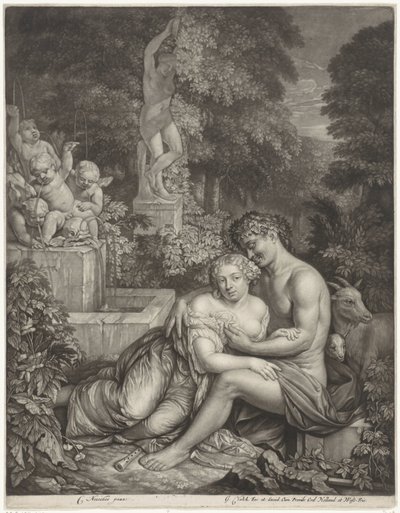 Vertumnus e Pomona de Gerard Valck