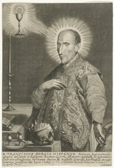 Retrato de São Francisco Bórgia de Gerard de Groos